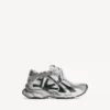 Runner-sneakers for kvinner i grått