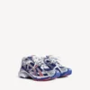Runner-sneakers for menn i marineblå/rød/grå