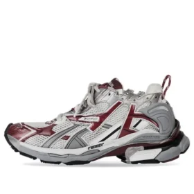 Runner Sneakers «Grey Burgundy Mesh and Nylon» 677402W3RB39069