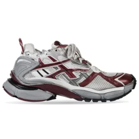 Runner Sneakers «Grey Burgundy Mesh and Nylon» 677402W3RB39069
