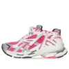 Runner Sneakers «Hvit, rosa, grå mesh og nylon» 677402W3RBN9155