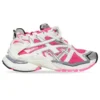 Runner Sneakers «Hvit, rosa, grå mesh og nylon» 677402W3RBN9155