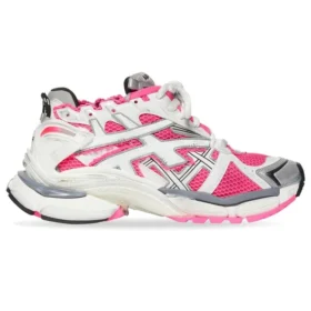 Runner Sneakers «Hvit, rosa, grå mesh og nylon» 677402W3RBN9155