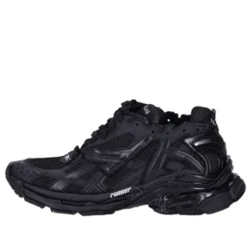 Runner Sneakers «Matte Black Mesh and Nylon» 677403W3RBT1000