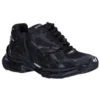 Runner Sneakers «Matte Black Mesh and Nylon» 677403W3RBT1000