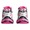 Runner Sneakers «Silver White Pink Mesh and Nylon» 677402W3RBW9155