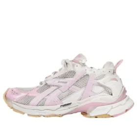 Runner Sneakers «White Baby Pink Mesh and Nylon» 677402W3RB39059