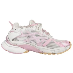 Runner Sneakers «White Baby Pink Mesh and Nylon» 677402W3RB39059