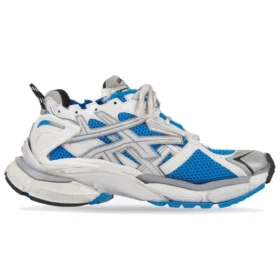 Runner Sneakers «White Blue Mesh and Nylon» 677403W3RB34912