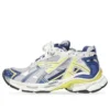 Runner Sneakers «White Blue Yellow Mesh and Nylon» 677403W3RB59174