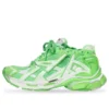 Runner Sneakers «White Fluo Green Mesh and Nylon» 677403W3RBM3590