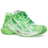 Runner Sneakers «White Fluo Green Mesh and Nylon» 677403W3RBM3590