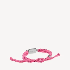 Saint-Germain-blonderarmbånd i rosa/svart/hvitt/skinnende sølv Saint-Germain-blonderarmbånd i rosa/svart/hvitt/skinnende sølv