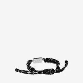 Saint-Germain-blonderarmbånd i svart/hvitt/skinnende sølv Saint-Germain-blonderarmbånd i svart/hvitt/skinnende sølv