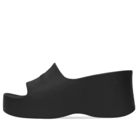 Sandaler med tykk kilehæl «Black Rubber» 737923W1S891000