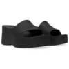 Sandaler med tykk kilehæl «Black Rubber» 737923W1S891000