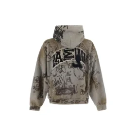 Scribbled Medium Fit-hettegensere «Grey» 744457TOVA81300