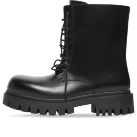 Sergent 20 mm støvler «Black Leather» 701394WBD401000