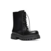 Sergent 20 mm støvler «Black Leather» 701394WBD401000