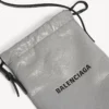 Shopperveske med telefonlomme for menn i Balenciaga-grå