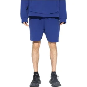 Shorts med logotrykk «Indigo Dirty White» 676137TNVB64388