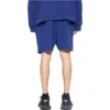 Shorts med logotrykk «Indigo Dirty White» 676137TNVB64388