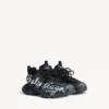 Signatur-Sneakers for menn i svart/hvitt