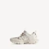 Signatur-track-sneaker for kvinner i beige/rosa