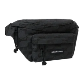Signature Medium Beltpack BB Monogram Jacquard Canvas «Black» 713042210HH1061