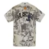 Skater-T-skjorte med graffiti «Heather Grey» 739028TOVA71300