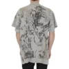 Skater-T-skjorte med graffiti «Heather Grey» 739028TOVA71300