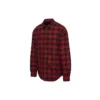 Skjorte i rutete flanell med polstring «Red» 642339TJO276167