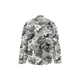 Skjorte med kamuflasjetrykk «Grey» 681008TLL721262