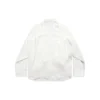 Skjorte med knyttede ermer, oversized «White» 768553TPO359000