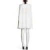 Skjorte med knyttede ermer, oversized «White» 768553TPO359000