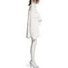 Skjorte med knyttede ermer, oversized «White» 768553TPO359000