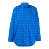 Skjorte med logo overalt «Blue White» 534333TBL967560