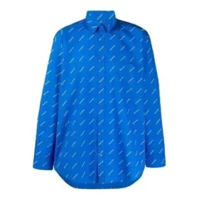 Skjorte med logo overalt «Blue White» 534333TBL967560