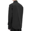 Skjorte med logo på kragen, lange ermer og knapper «Black» 671586TYB181000