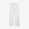 Slim fit-jeans for menn i hvitt