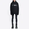 Slime-hettegenser, vid passform «Black» 674986TLVF21069