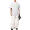 Slime Oversized T-skjorte «Grey Green» 676589TLVF11203
