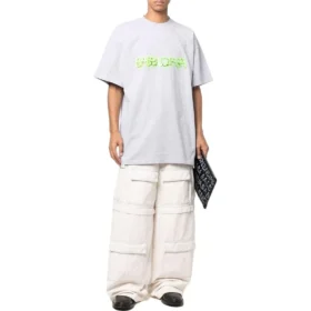 Slime Oversized T-skjorte «Grey Green» 676589TLVF11203