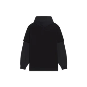 Slime T-skjorte med hette og doble lange ermer «Svart» 681029TLVF11069