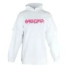 Slime T-skjorte med hette og doble lange ermer «White Bubblegum» 681029TLVF10901