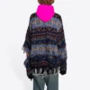 Slitt Fair Isle-genser i ullblanding «Blue» 662518T16028088