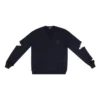 Slitt strikket genser med V-hals «Navy» 696091T16420414