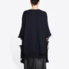 Slitt strikket genser med V-hals «Navy» 696091T16420414