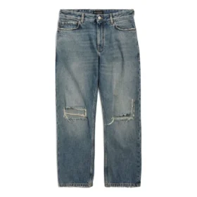 Slitte jeans med rette ben «Blue» 745149THW254245