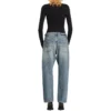 Slitte jeans med rette ben «Blue» 745149THW254245